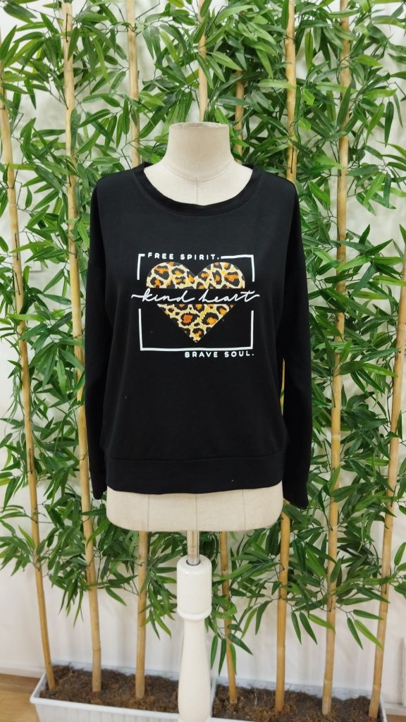Girince 138416 Women's Long-Sleeve Crew-Neck Sweatshirt