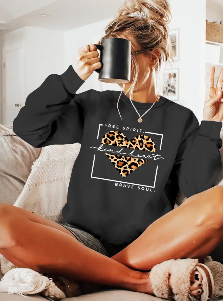 Girince 138252 Women's Long-Sleeve Printed Viscose Blouse