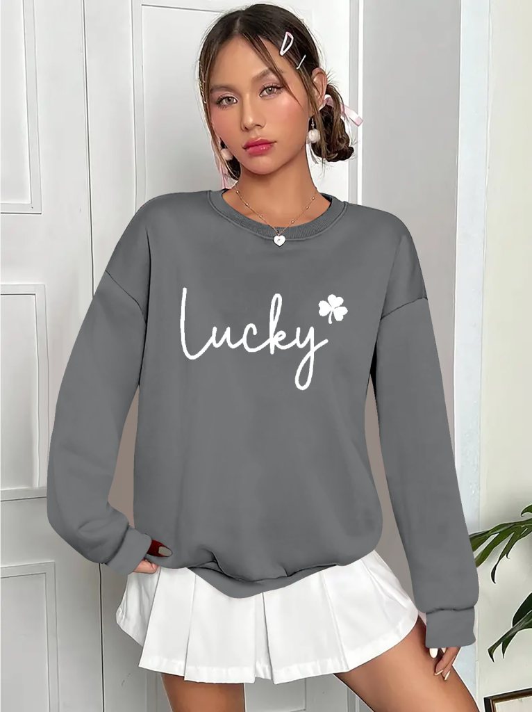 Girince 136454 Women’s Long-Sleeve Crew-Neck Blouse