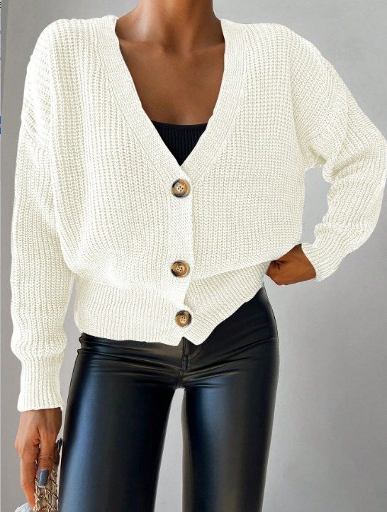Girince 135341 Button-Detail Knit Blouse