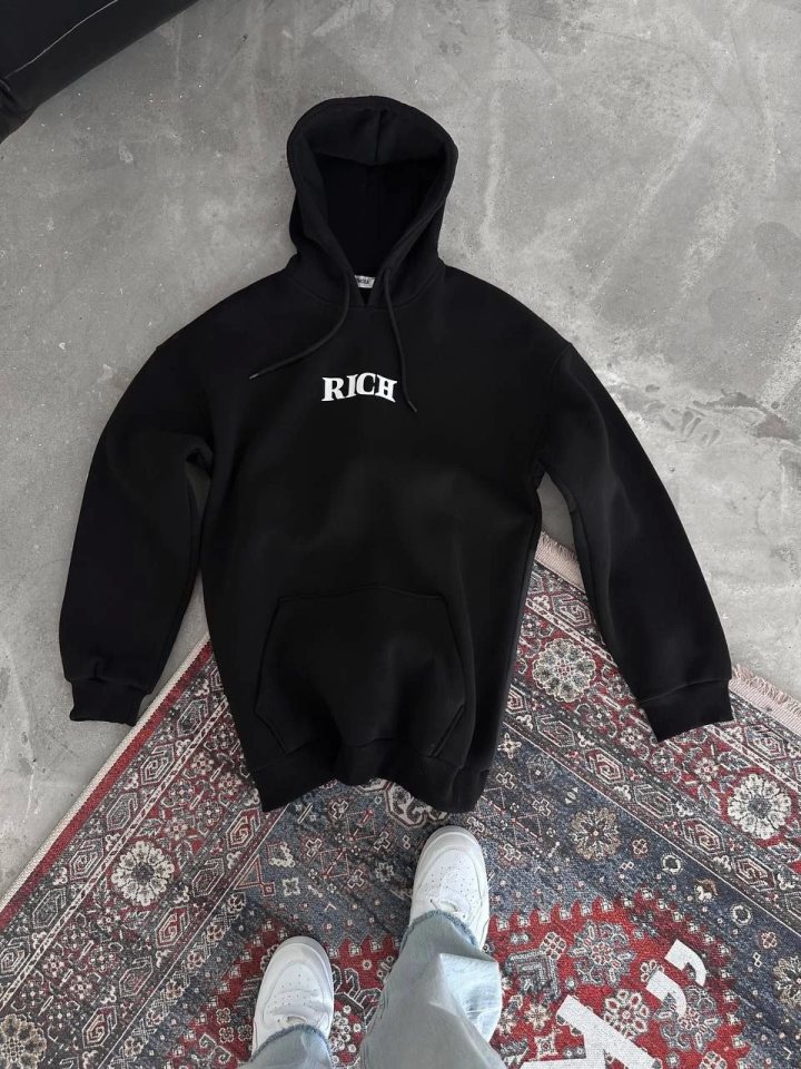 Girince 131886 Black Hooded Sweatshirt