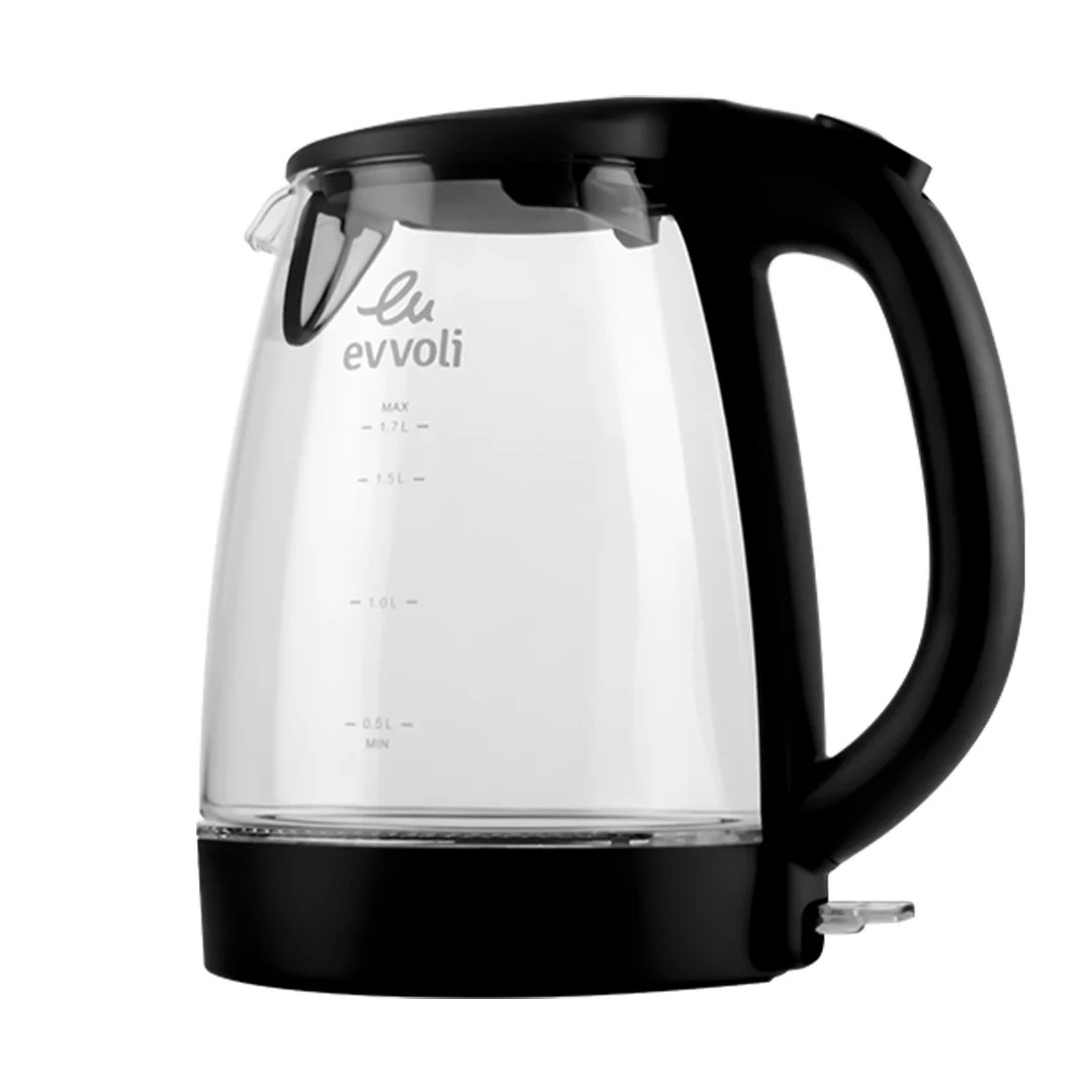 Evvoli EVKA-KE17MB Стеклянный электрочайник 1.7 л