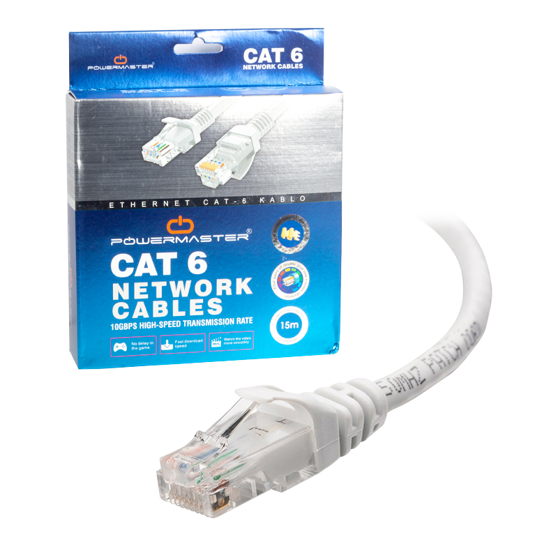 10402 PM CAT6 15m Kablo Kutulu