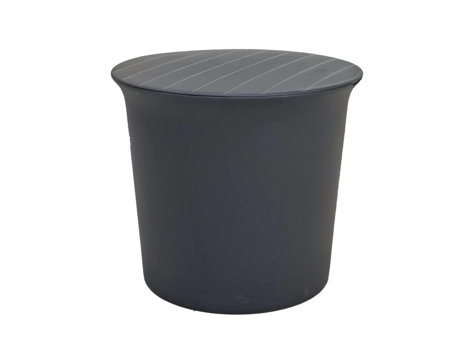 Bistro Rattan Wood Sandıklı Sehpa Antrasit