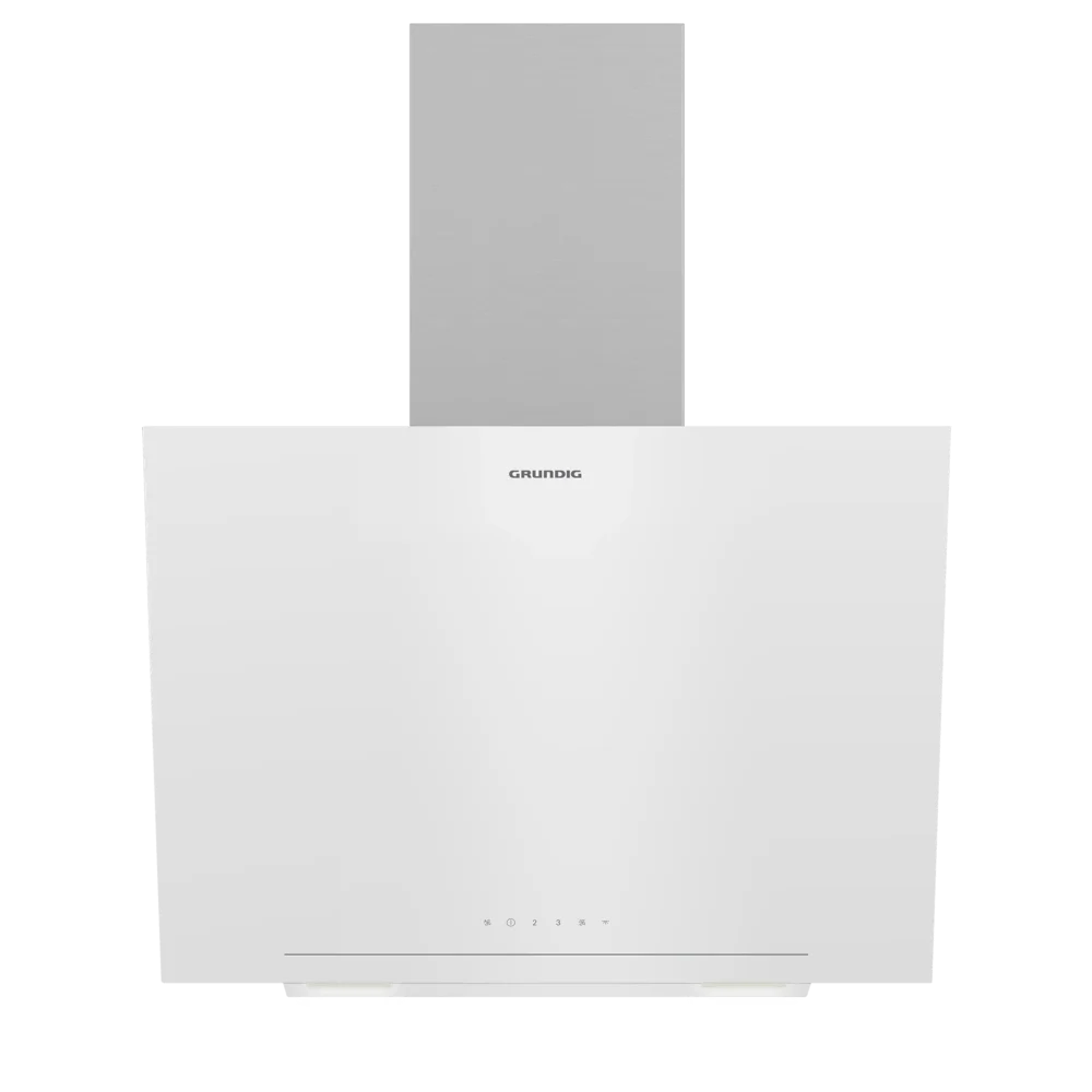 GDSP 2474 BW Grundig Beyaz Y Tipi Cam Davlumbaz