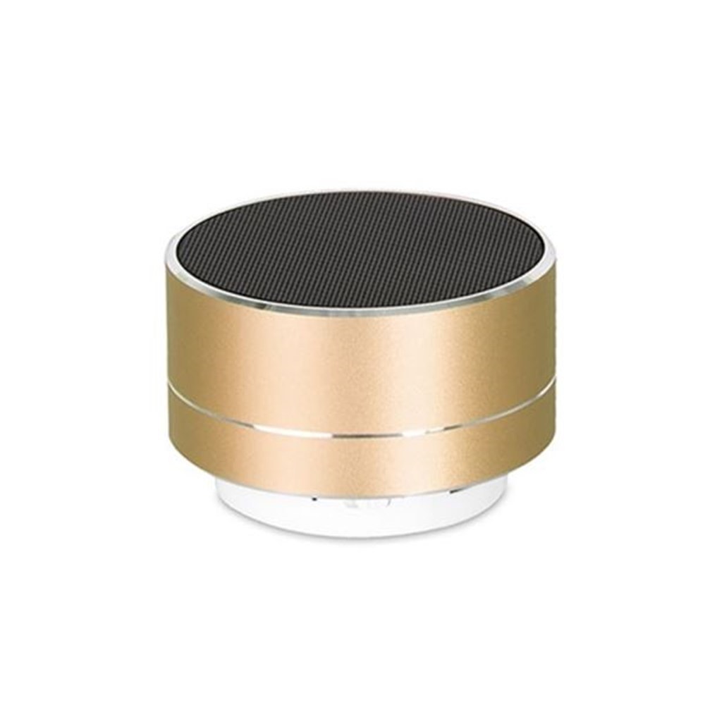 Mikado MD-X7BT Gold Portable Bluetooth Speaker with USB, microSD and FM