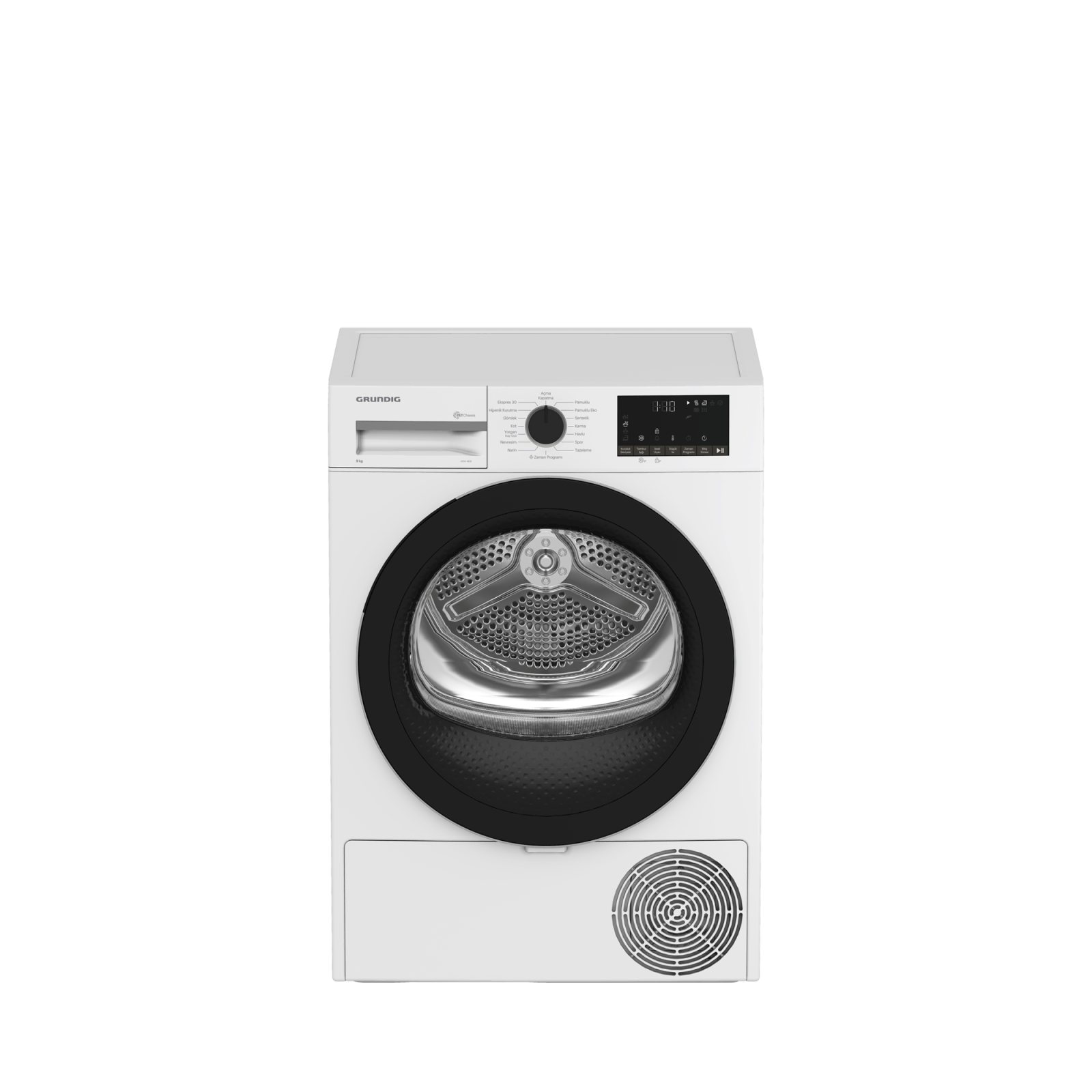 GPDH 9635 Grundig 9 Kg Isı Pompalı Beyaz Kurutma Makinesi