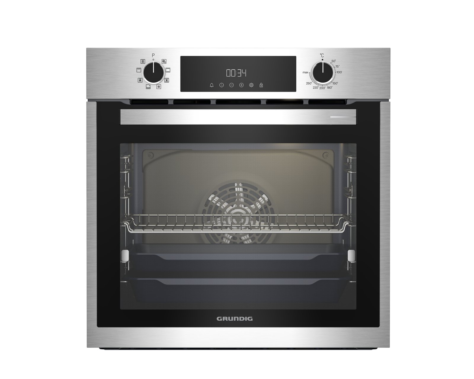 GEBM 11300 XC Grundig Ankastre Inox HotAero Pro Fırın