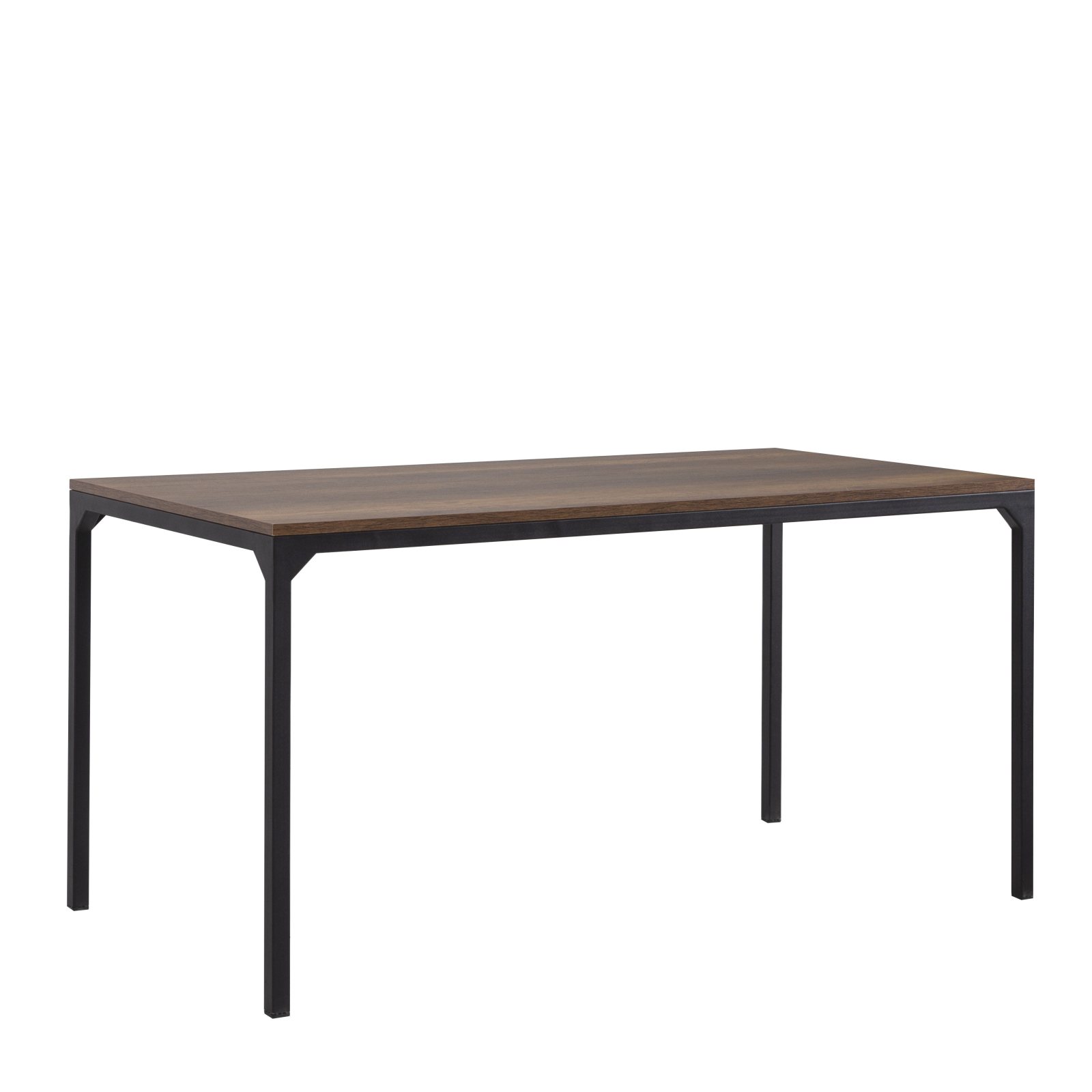 Astor Metal Ayaklı Ahşap Tablalı Yemek Masası