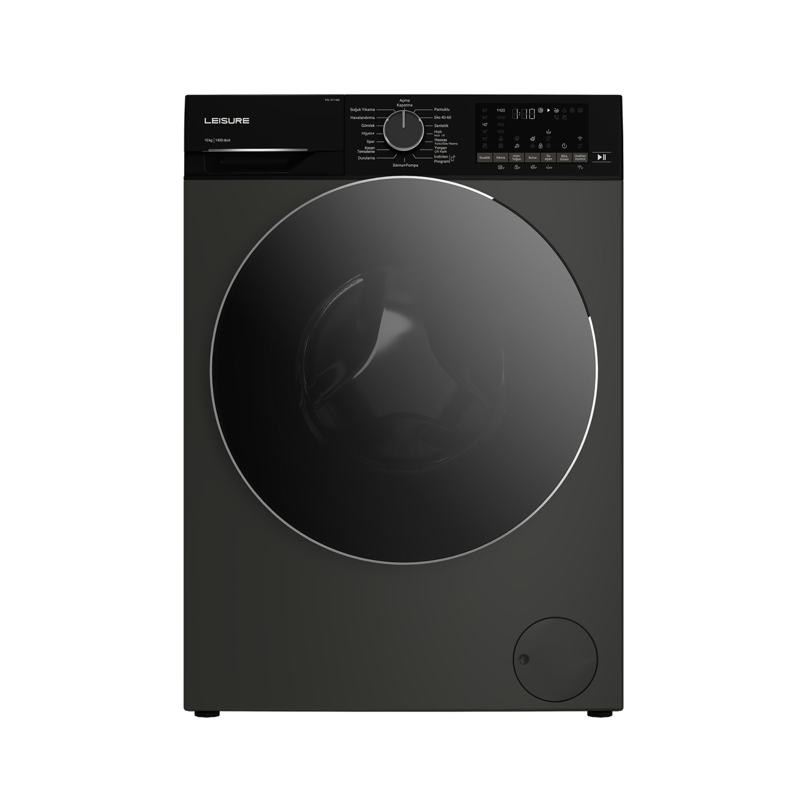 PCL 911 MG Leisure 10 Kg Inverter Motor HomeWhiz Smart Çamaşır Makinesi