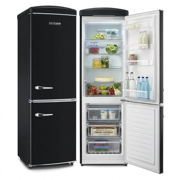 SEVERIN 8998 No Frost Siyah Buzdolabı