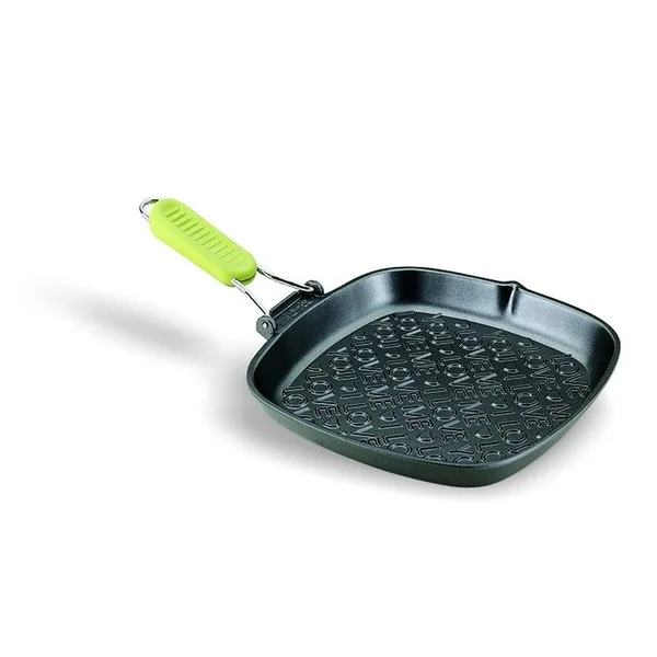 RISOLI 0090LV/28T00 28*28 Cm Döküm Tava - I Love You Baskılı