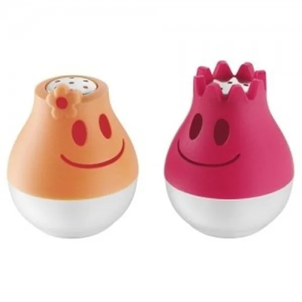 WMF 12.8443.6040 Salt Shaker Set Mcsalt" Orange+Red